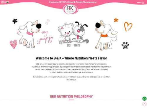 BNK Products – OEM Pet Food Manufacturing Excellence