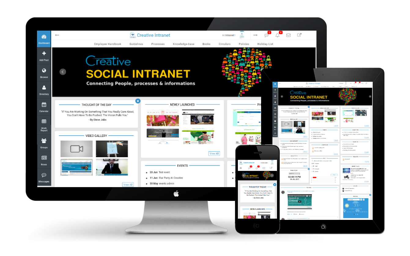 Creative Social Intranet - A workplace for Enterprises