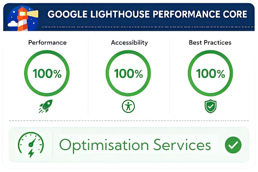 Google web vital score optimization
