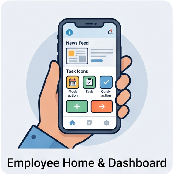 Employee Home & Dashboard